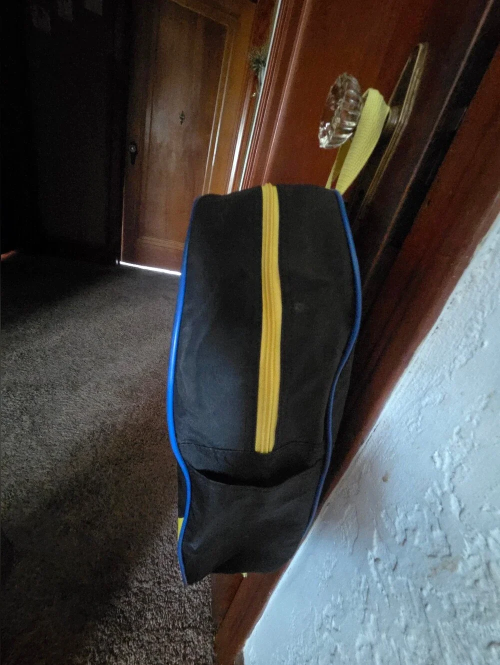 Vintage Power Ranger Kids Backpack - Black, Yellow, Red, Blue